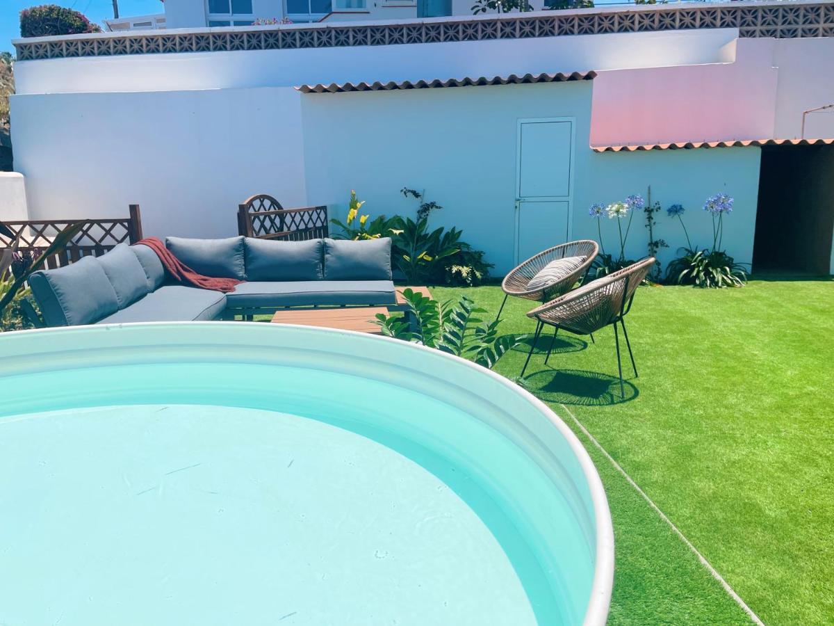 Casa Con Piscina Y Jardin Con Vistas Al Mar Villa Puerto de la Madera Exterior photo